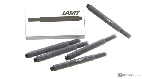 Lamy Fountain Ink Cartridges in Black - Pack of 5 - Goldspot Pens