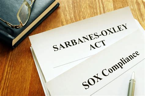 Sarbanes-Oxley Act and SOX compliance policy on table. | CalCom