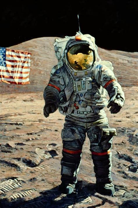 Pin by Ginny Adams on Alan Bean art | Astronaut, Man on the moon, Space and astronomy