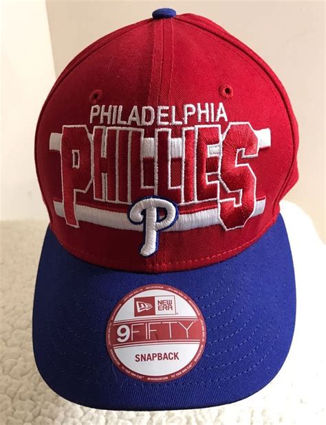 Philadelphia Phillies Baseball Cap Hat New Era 9Fifty Snapback MLB Cap Mens | Phillies baseball ...