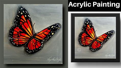 easy butterfly painting tutorial - Romaine Randle