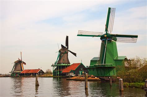 Zaanse Schans Windmills Free Stock Photo - Public Domain Pictures