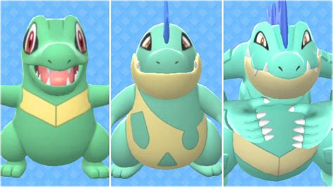 FULL TOTODILE EVOLUTION TEAM! Shiny Totodile, Shiny Croconaw, Shiny Feraligatr - YouTube