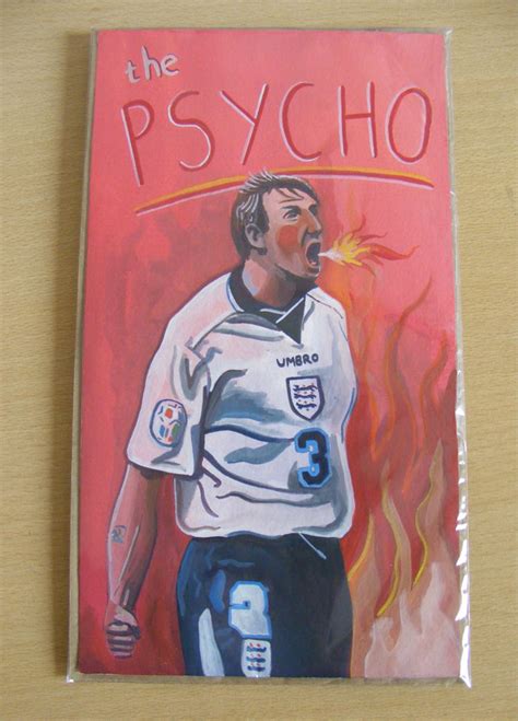 Stuart Pearce - The Psycho Illustration - Haydn Symons Illustration