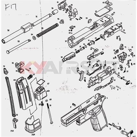 F17 #1 - F17 (M17) Series - AEG F17/F18 Series (M17/M18/P320) - WE Pistols (GBBP) - Parts