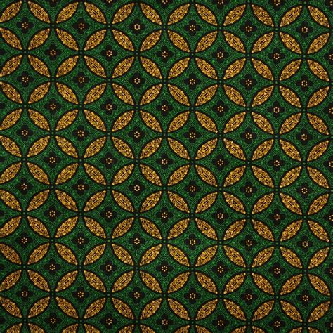 Green and Yellow Shweshwe Fabric - Urbanstax