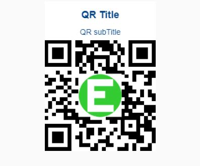 QR Code Generator With Logo And Title Support - EasyQRCodeJS | CSS Script