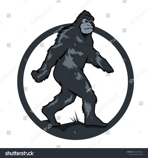 Yeti Silhouette Logo Vector Templete Stock Vector (Royalty Free) 1442433821 | Shutterstock in ...