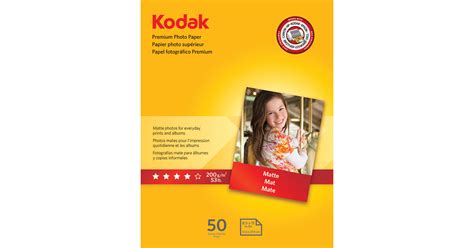 Kodak Premium Photo Paper (Matte) - 8.5x11" - 50 Sheets 8621690