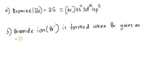 Electron Configuration For Bromine