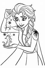 Frozen Coloring Pages sketch template
