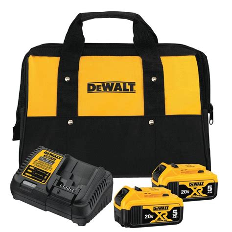 DEWALT 20V MAX Cordless 4 Tool Combo Kit with (2) 20V 1.5Ah Batteries ...