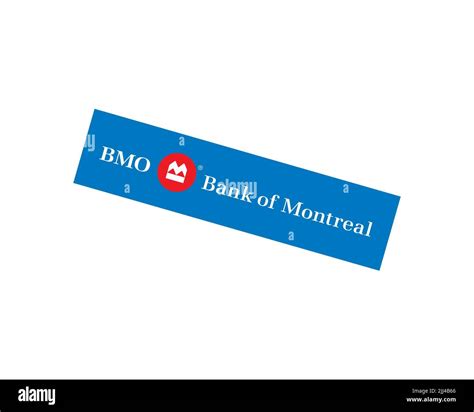 Bank of Montreal, Rotated Logo, White Background B Stock Photo - Alamy