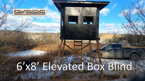 Building a 6x8 Octagonal Elevated Box Blind (with complete plans) - YouTube