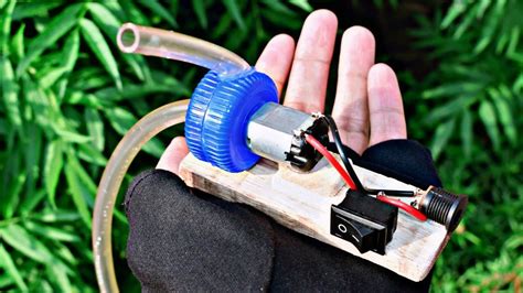 How to make Water Pump From Dc Motor at Home | Water pumps, How to make ...