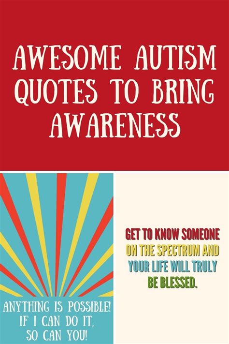 63 Awesome Autism Quotes to Bring Awareness - Darling Quote