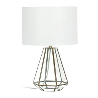 Baxton Studio Clementina Modern and Contemporary White Glass and Gold Finished Metal Teardrop ...