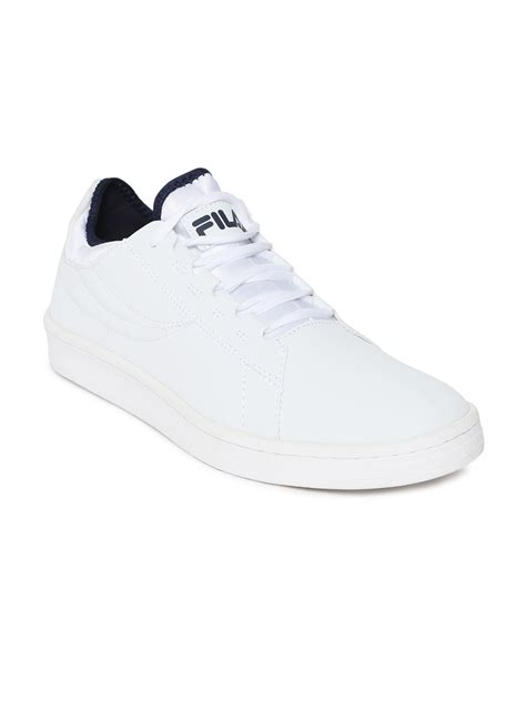 Buy FILA Men White Sneakers - Casual Shoes for Men 2239141 | Myntra