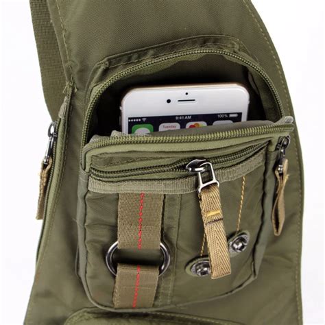 Waterproof Nylon Men Cross Body Messenger Shoulder Bag - Military Shopping