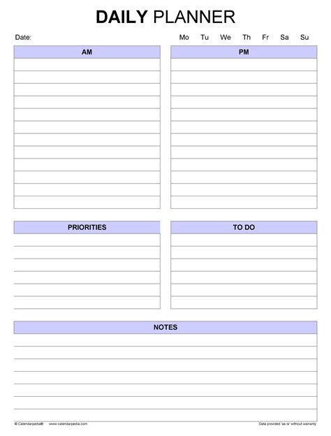 Microsoft Planner Template