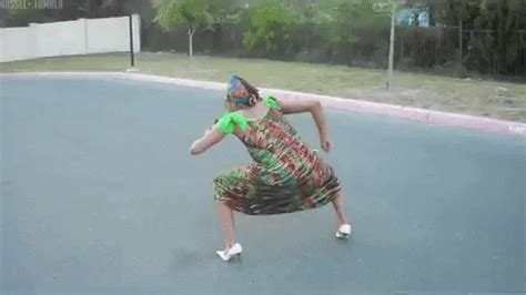 Old Woman Dancing Funny