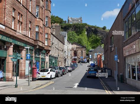 Oban town centre Argyll Scotland Stock Photo, Royalty Free Image ...