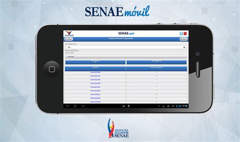 SENAE movil app