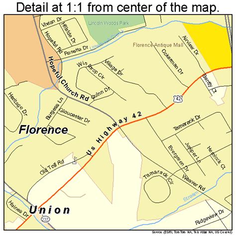 Florence Kentucky Street Map 2127982