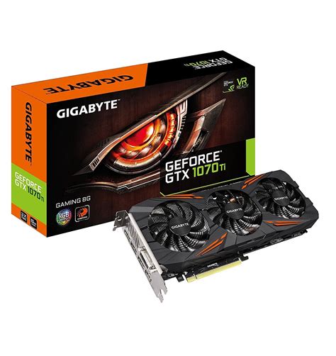 GIGABYTE GeForce GTX 1070 Ti DirectX 12 GV-N107TGAMING-8GD 8GB 256-Bit ...