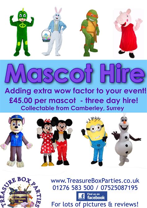 Mascot Costume Hire Surrey Berkshire - Childrens Entertainer Parties Surrey Berkshire Hampshire ...