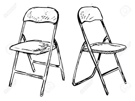 Folding Chair Drawing - Drawing.rjuuc.edu.np