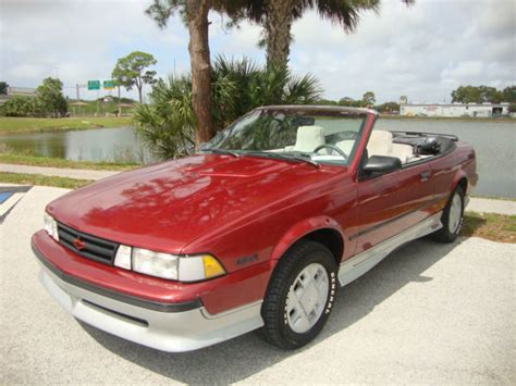 1989 Chevrolet Cavalier Z24 Convertible 2-Door 2.8L - Classic Chevrolet Cavalier 1989 for sale