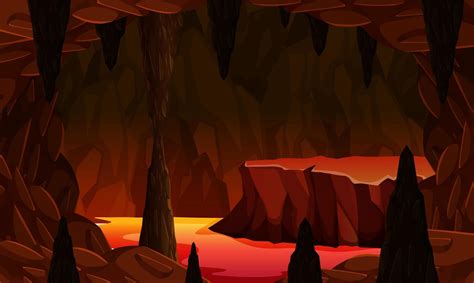 Download Infernal dark cave with lava scene for free | Game background art, Dark cave, Pixel art ...