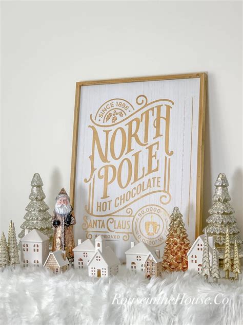 DIY an Adorable North Pole Sign this Christmas - RouseintheHouse