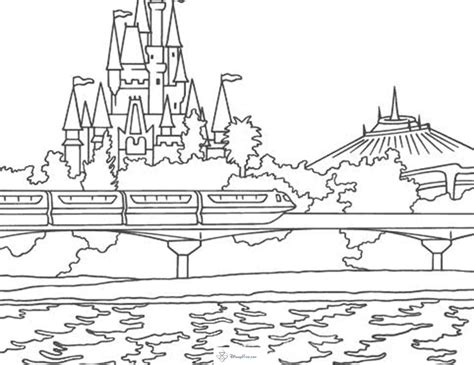 Magic Kingdom Castle Drawing at GetDrawings | Free download