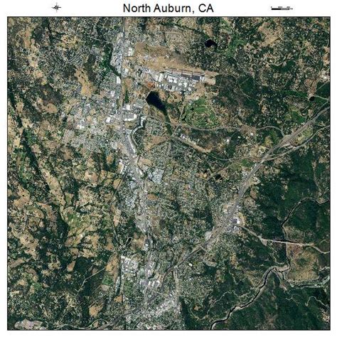 Aerial Photography Map of North Auburn, CA California