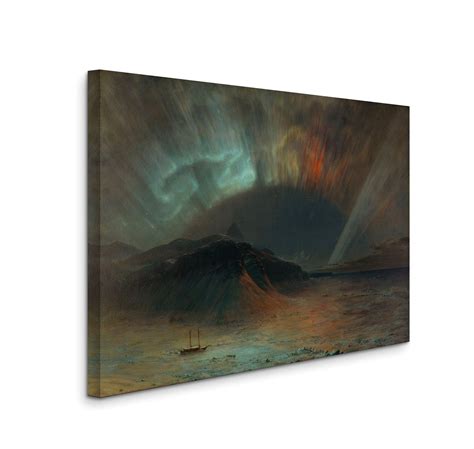 Frederic Edwin Church : Aurora Borealis 1865 Canvas Gallery | Etsy