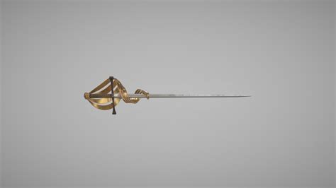 Ornamental / Fantasy Rapier - Download Free 3D model by InfiniteMoose [8b487a7] - Sketchfab