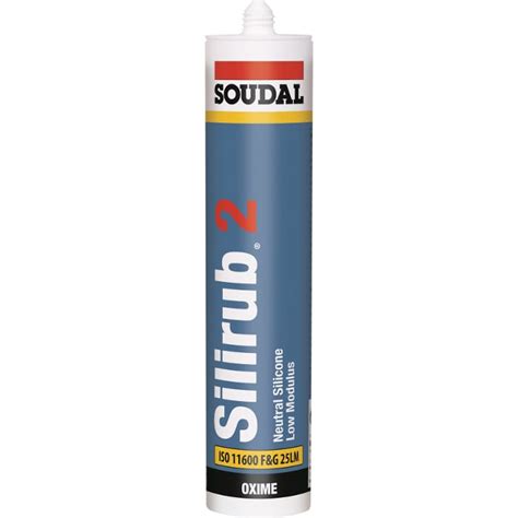 Soudal Silirub 2 Neutral Silicone - Metal Work Supplies Ltd