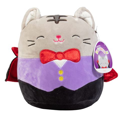 Squishmallows 8" Tally The Cat Vampire - Official Kellytoy Halloween ...