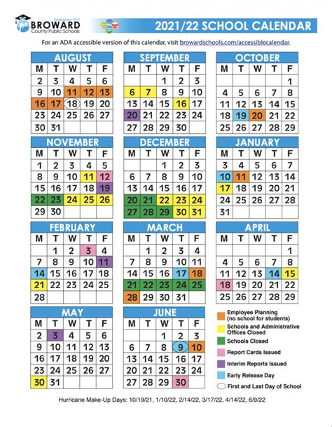 Brevard County School Calendar 2022-22 2022 - Schoolcalendars.net