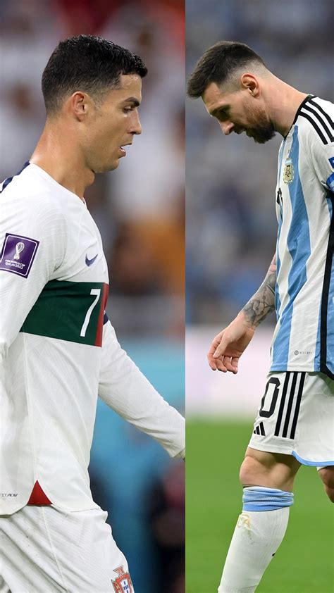 Cristiano Ronaldo vs Lionel Messi in 2022 including their numbers for ...