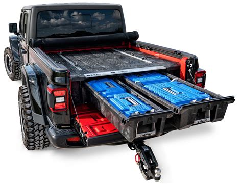 Decked MJ1 Truck Bed Storage System for 20-22 Jeep Gladiator JT | Quadratec