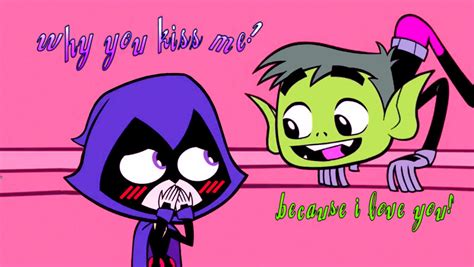 Raven and Beast Boy by 777luck777 on DeviantArt