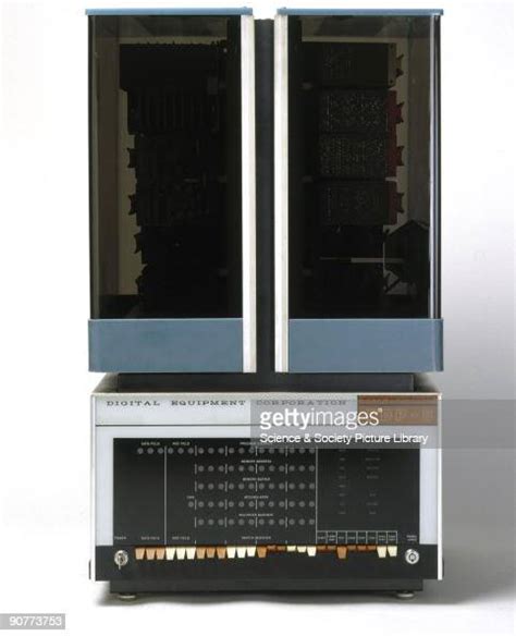 The PDP-8, or Straight-8, minicomputer was manufactured by the... News Photo - Getty Images