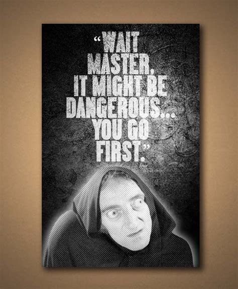 YOUNG FRANKENSTEIN - IGOR Quote Poster (12"x18") in 2020 | Young ...