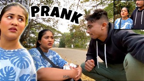 Prank on girlfriend 😍*extremely bad idea *I'm sorry😢 - YouTube