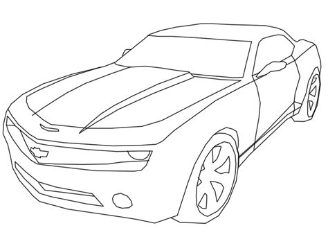 Sketch 68 Chevrolet Camaro Coloring Pages