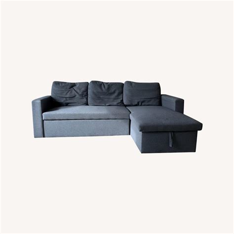 Gray Sectional Reversible Couch - AptDeco