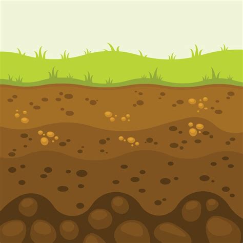 Premium Vector | Vector Image Of Different Layers Of Soil Isolated On ...